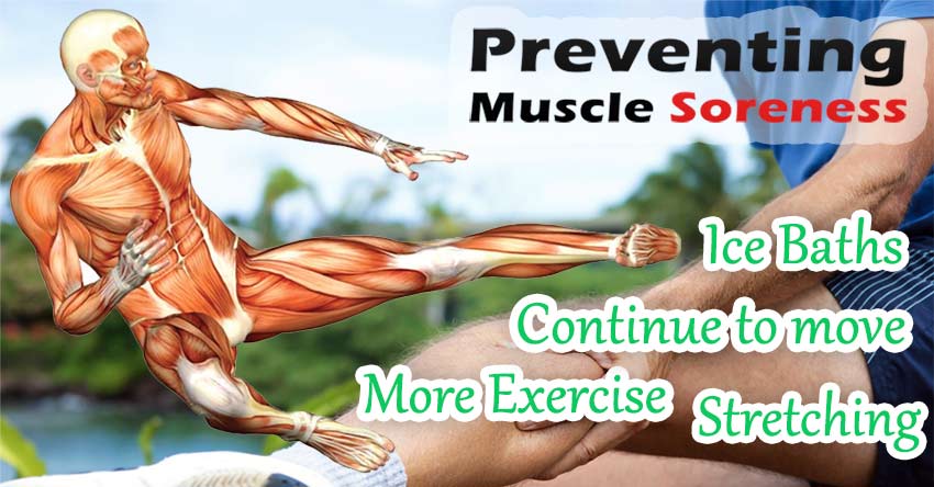 How to prevent the delayed onset of muscle soreness, otherwise known as DOMS